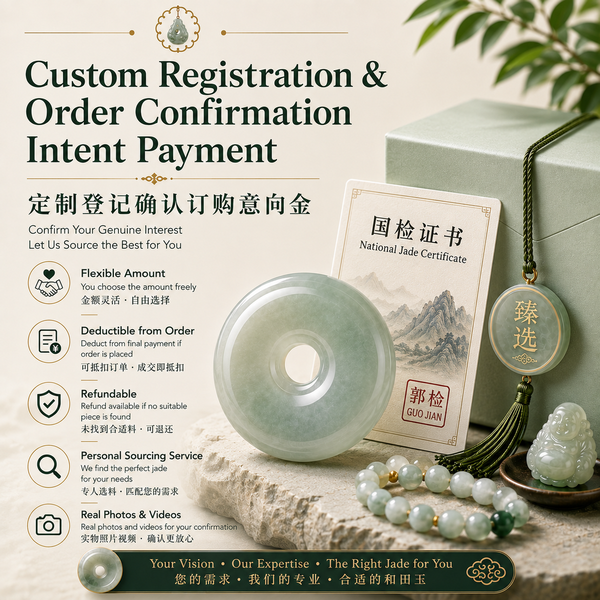 Custom Registration & Order Confirmation Intent Payment